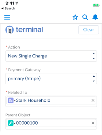 salesforce mobile payments